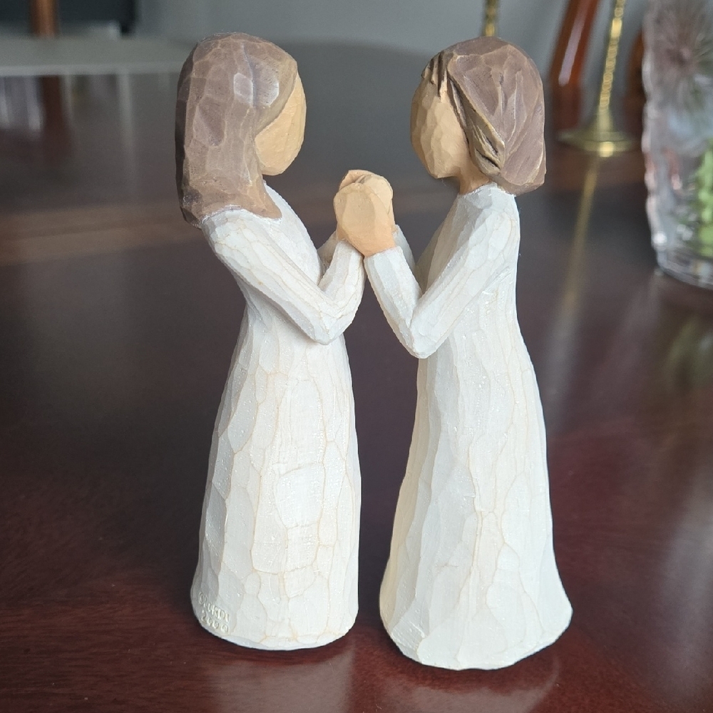 Willow Tree Demdaco 2-Piece 'Sisters by Heart' Figurine,5.9 x 3.3